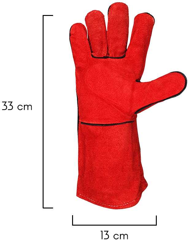 Karščiui atsparios pirštinės Zyle Kamado ZY248GL, skirtos griliams, raudonos