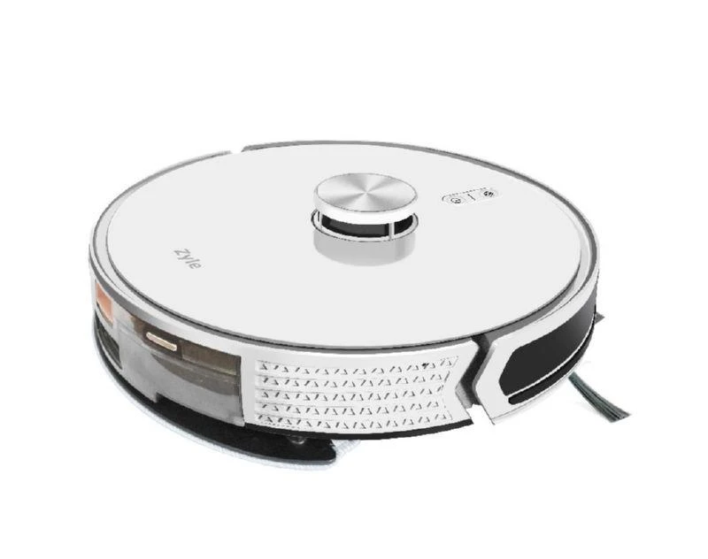 Dulkių siurblys - robotas Zyle ZY520RVW su dulkių išpylimo stotele, Baltas