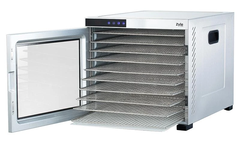 Profesionali vaisių džiovyklė Zyle ZYPROMAX, 10 padėklų, 1100 W