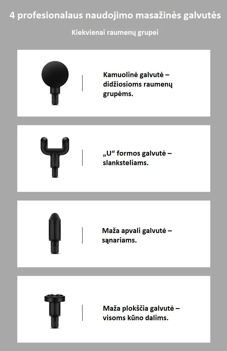 Masažuoklis Zyle ZY27MGBL
