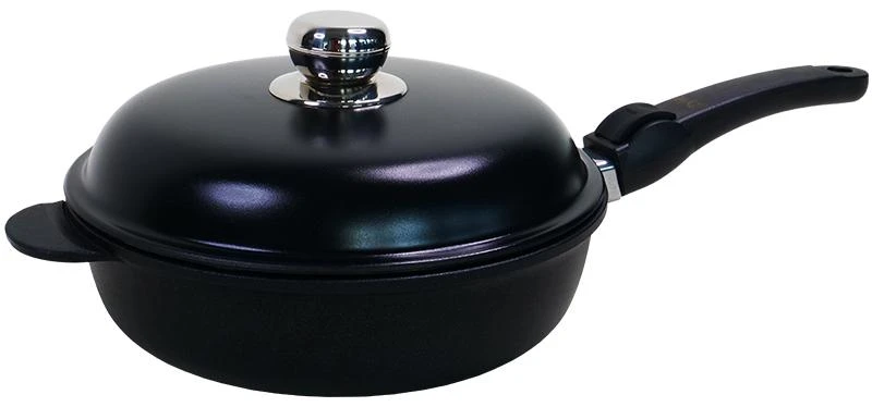 Zyle Stiklinis dangtis ZY024BLD Ø24 cm, juodas