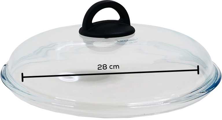 Zyle Stiklinis dangtis ZY028TLD Ø28 cm