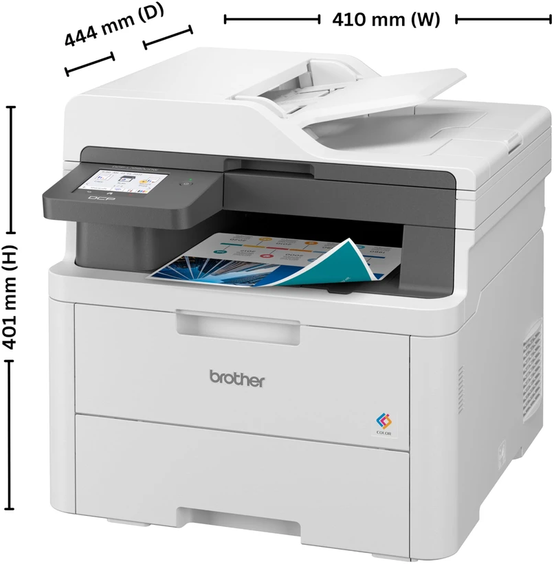 BROTHER MFC-L3760CDW SPALVOTAS LED daugiafunkcis spausdintuvas, ADF, DVIDEŠPUSIS spausdinimas, LAN-1GBE, WIFI, 26 P./MIN.