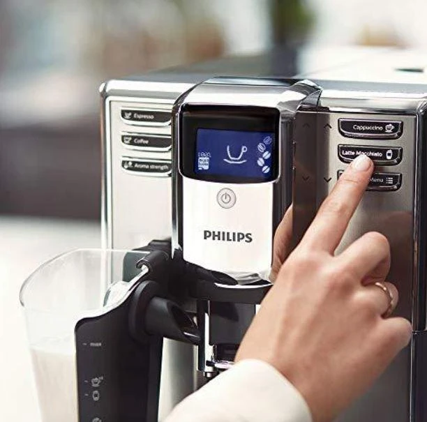 Kavos aparatas Philips Espresso EP5335/10 Su pieno plakikliu, Automatinis, Nerūdijantis plienas / juodas