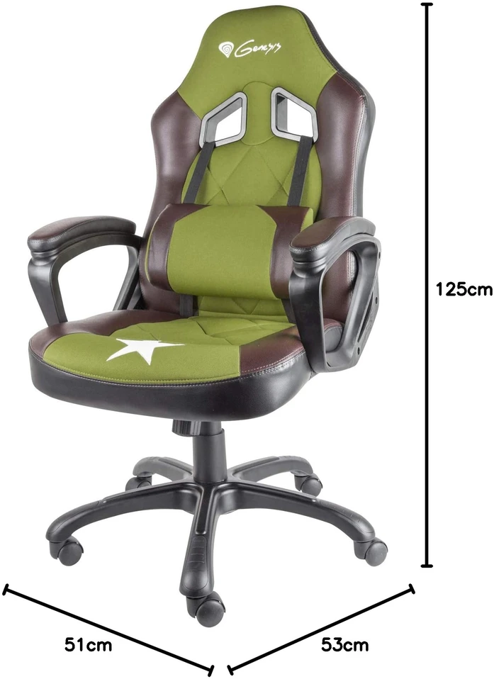 Žaidimų kėdė Genesis Nitro 330 Military (Limited Edition) Gaming Chair