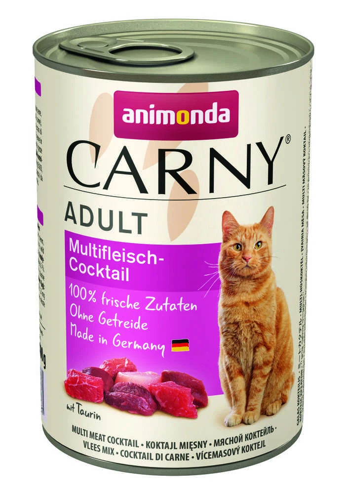 Animoda Animonda Carny adult 400g suaugusių kačių konservai su įvairių rūšių mėsa