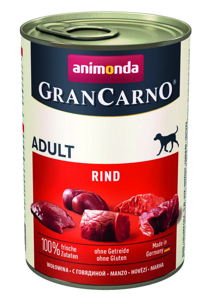 Animoda Animonda Grancarno adult 400g suaugusių šunų konservai su jautiena
