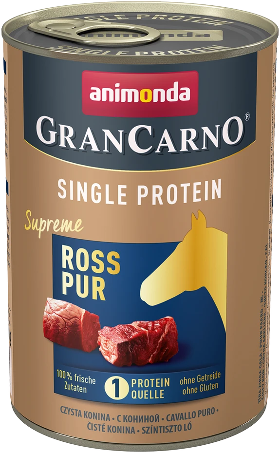 Animonda GranCarno Single Protein Supreme šunų konservai su arkliena 400g