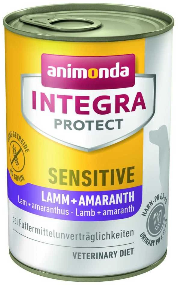 Animonda Integra Sensitive šunų konservai su ėriena ir burnočiu 400g