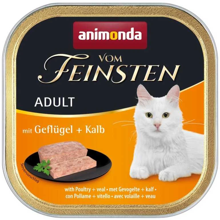 Animoda Animonda Vom feinsten classic paukštiena+veršiena 100g kons.katėms