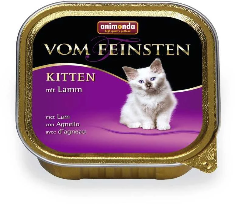Animoda Animonda Vom feinsten kitten 100g konservai jauniems kačiukams su ėriena