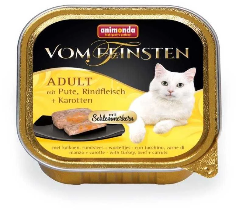 Animoda Animonda Vom feinsten schlemmerkern su kalakutiena, jautiena ir morkomis, 100g kons.katėms
