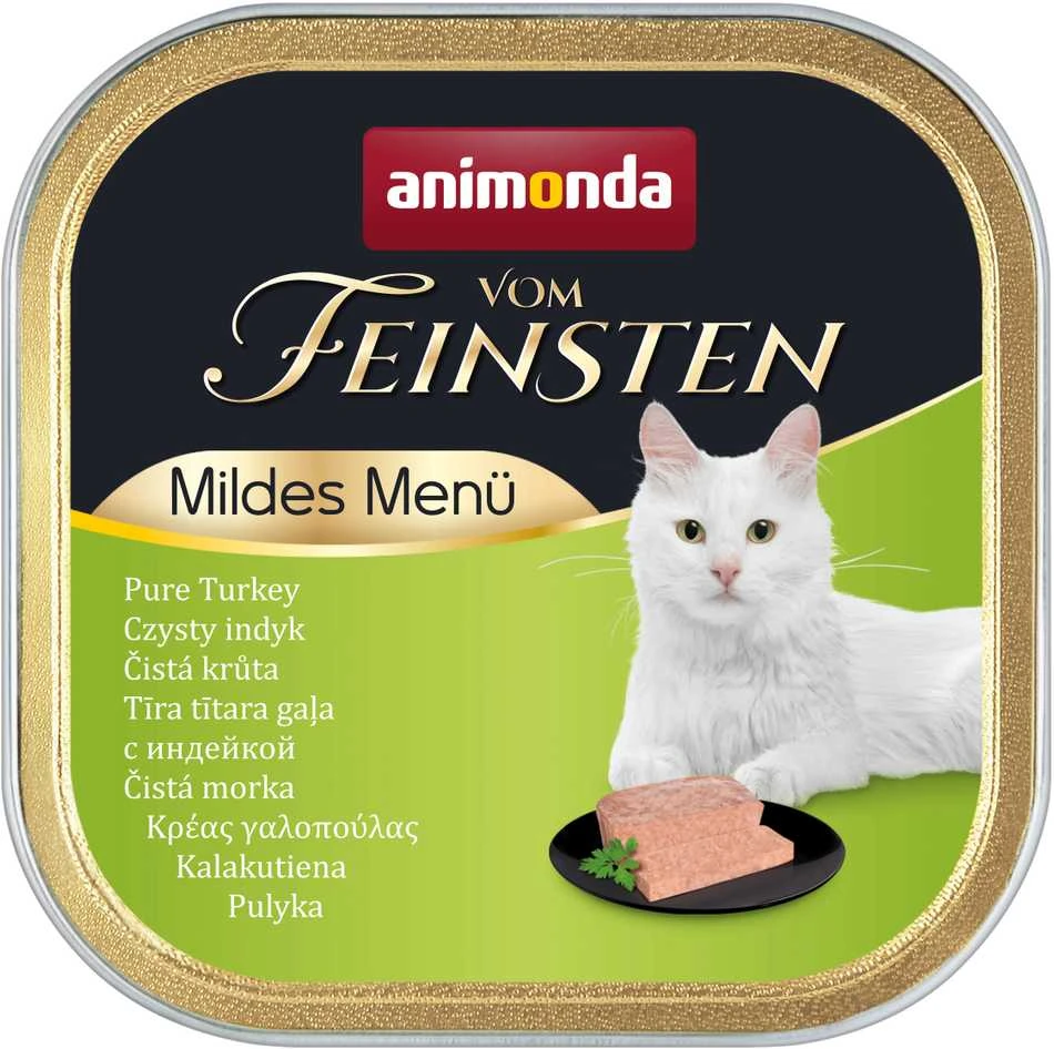 Animoda Animonda Vom feinsten suaugusių kačių konservuotas pašaras su kalakutiena, 100 g