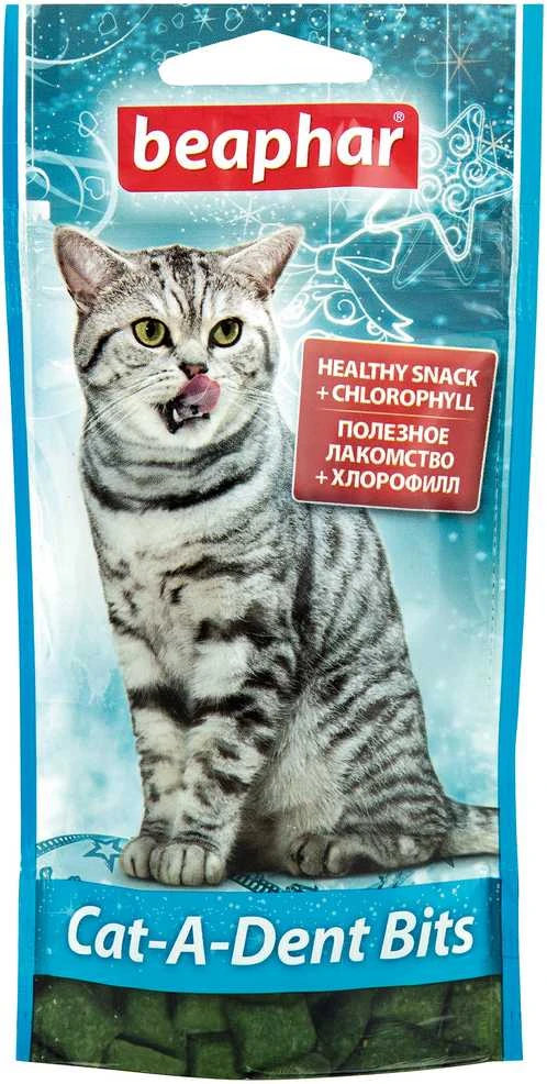 Beaphar Cat-a-dent bits, skanėstai katėms 35g