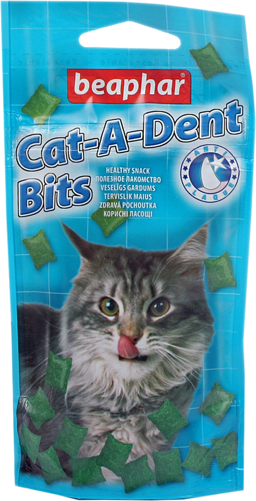 Beaphar Cat-a-dent bits, skanėstai katėms 35g