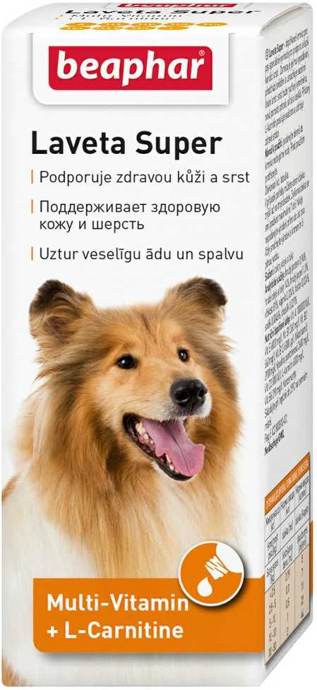 Beaphar Laveta Super Dog 50ml kailį stiprinanti priemonė