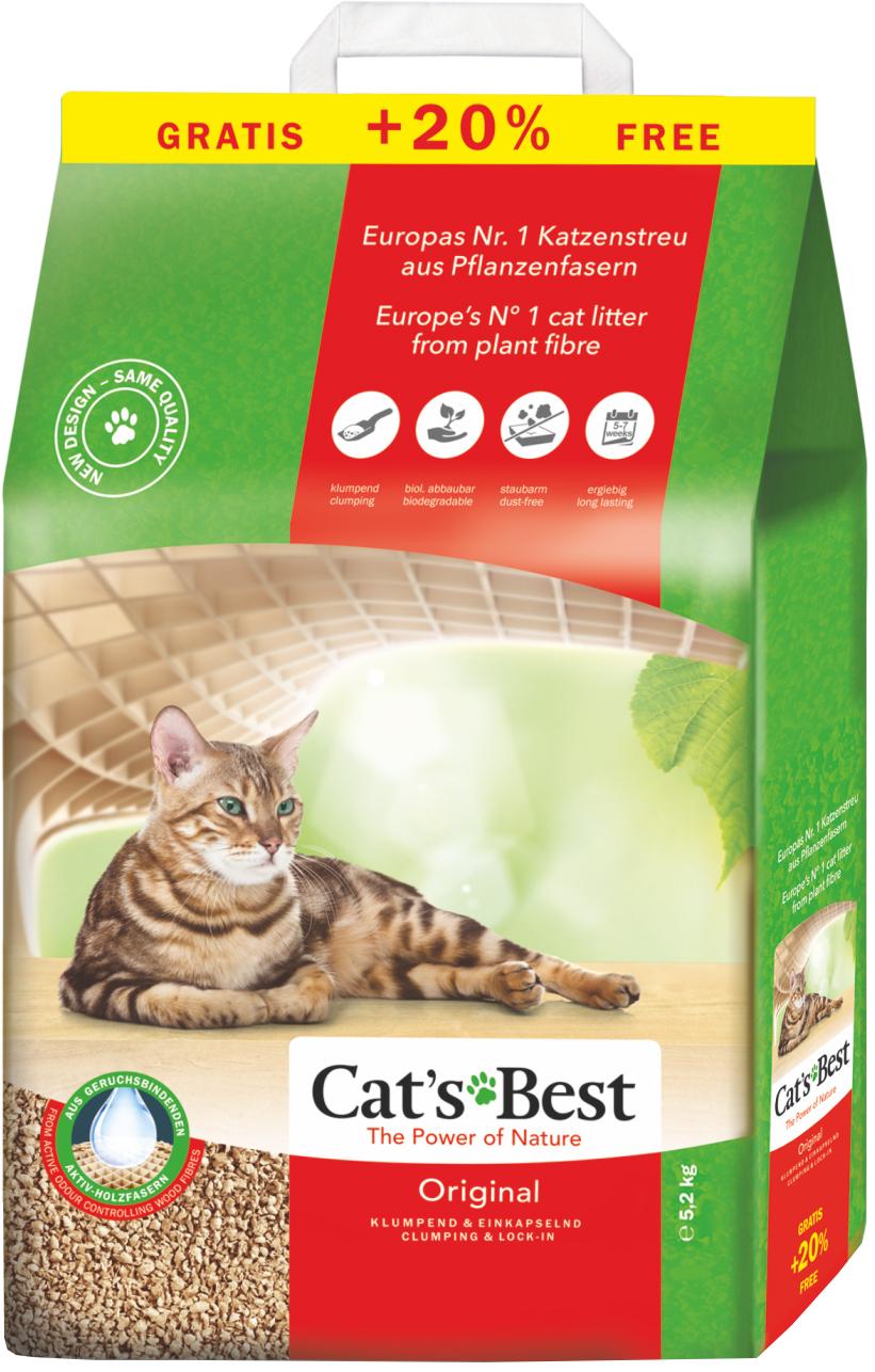 Cats Best OkoPlus Original Natūralus kraikas katėms 10L+2L, modelis