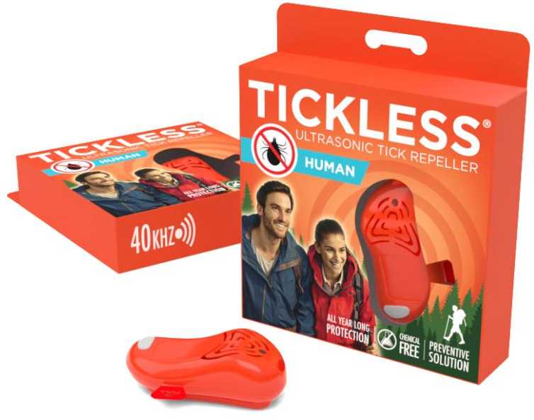 Protectone TickLess Human ultragarsinis žmonių pakabukas nuo erkių ir blusų oranžinis