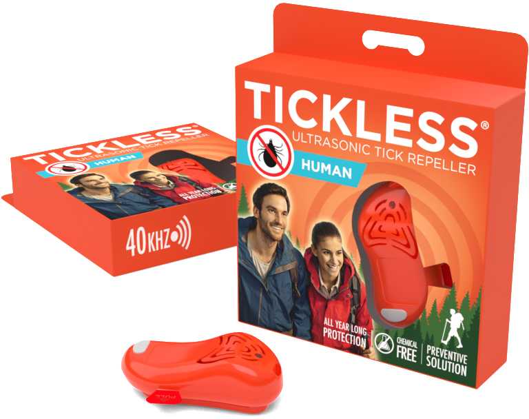 Protectone TickLess Human ultragarsinis žmonių pakabukas nuo erkių ir blusų oranžinis