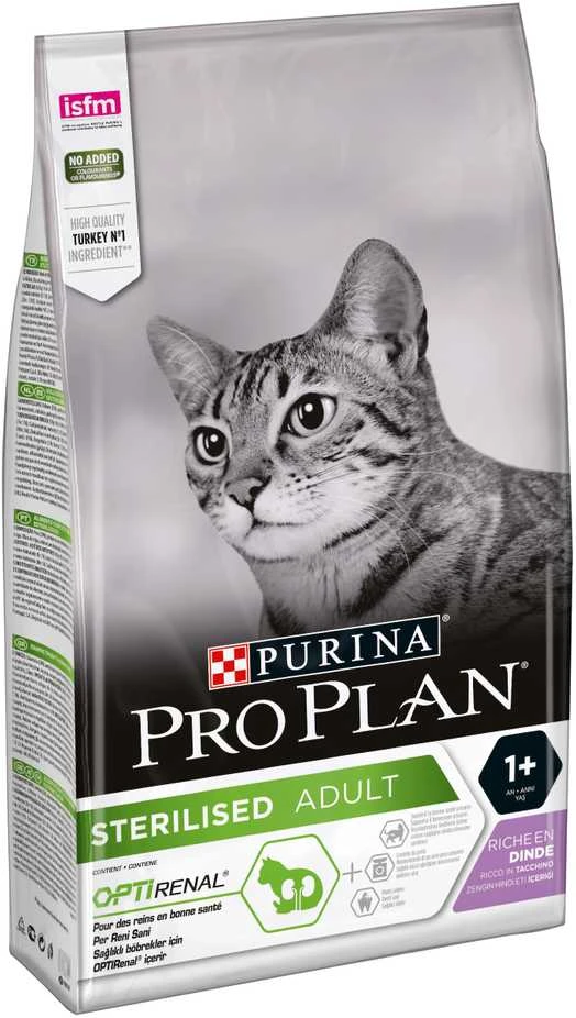 Purina Pro Plan Sterilised Cat kalakutiena 1.5kg pašaras sterilizuotoms katėms