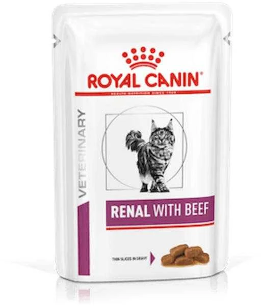 Royal Canin RC VD Cat Renal jautiena 85g konservuotas pašaras katėms