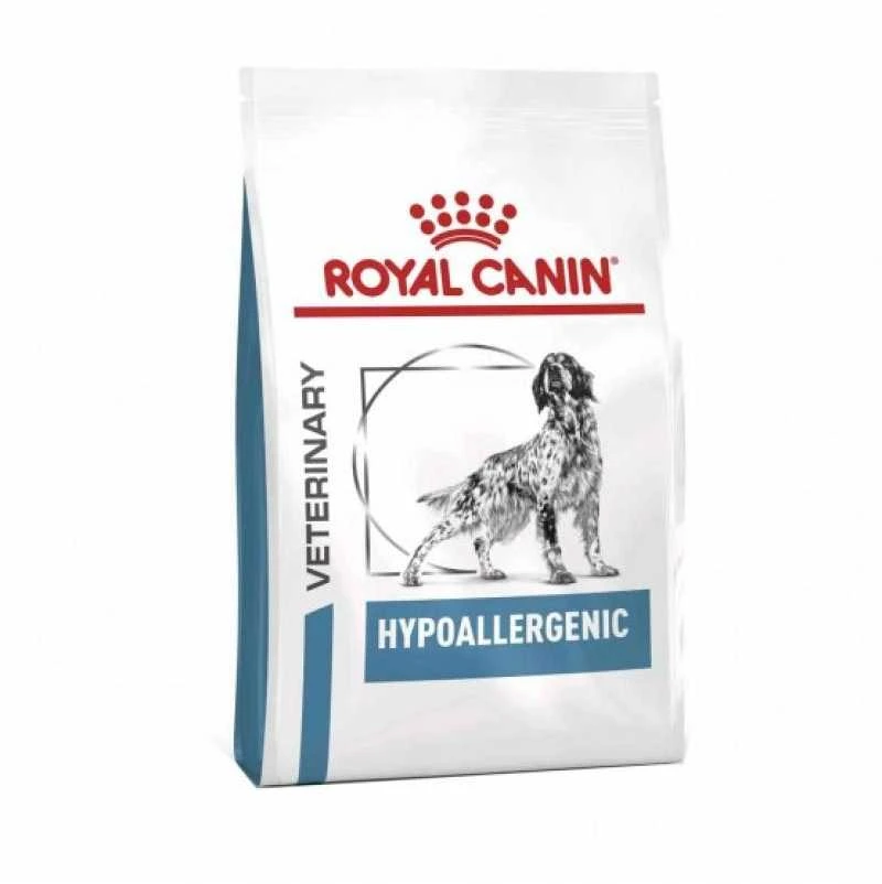 Royal Canin RC VD Dog Hypoallergenic 2kg, suaugusių, visų veislių šunų linkusių į alergijas maistui, sausas dietinis pašaras,