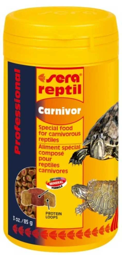 Sera Reptil Professional Carnivorr 250ml pašaras mėsėdėms reptilijoms
