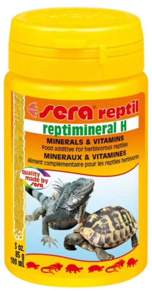 Sera Reptimineral H 100ml žolėdžių reptilijų vitaminai