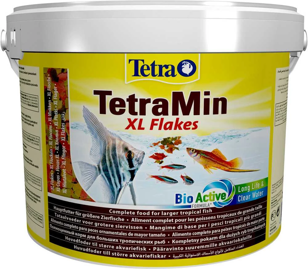 Tetra TetraMin XL Flakes pašaras didelėms dekoratyvinėms žuvims 10L