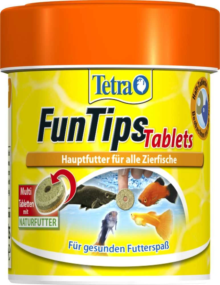 TetraTips Futtertabletten 75tbl.pašaras visoms dek.žuvim
