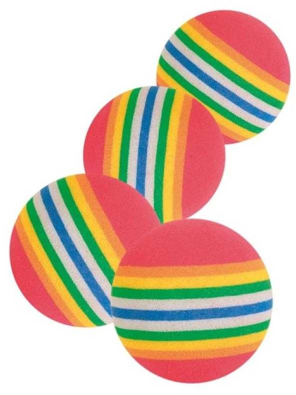 Trixie 4 dryžuoti kamuoliukai katei