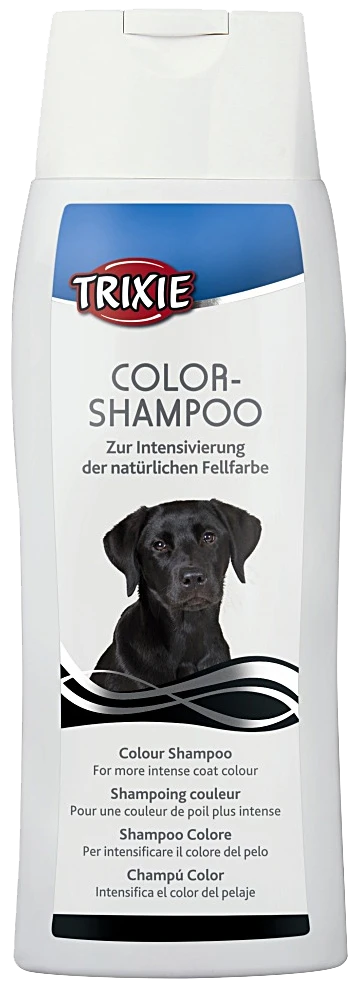 Trixie Colour juodas 250ml šampūnas šunims tamsiu kailiu