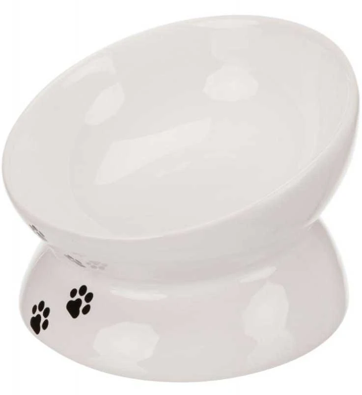 Trixie Keraminis kačių dubenėlis, 0,25 l / 13 cm, baltas