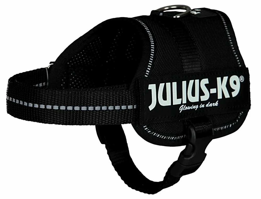 Trixie Petnešos Julius-K9, Mini/M: 51–67 cm, juodos sp.