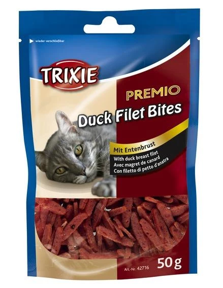 Trixie Premio antiena Filet Bites skanėstai katėms su antiena, 50 g