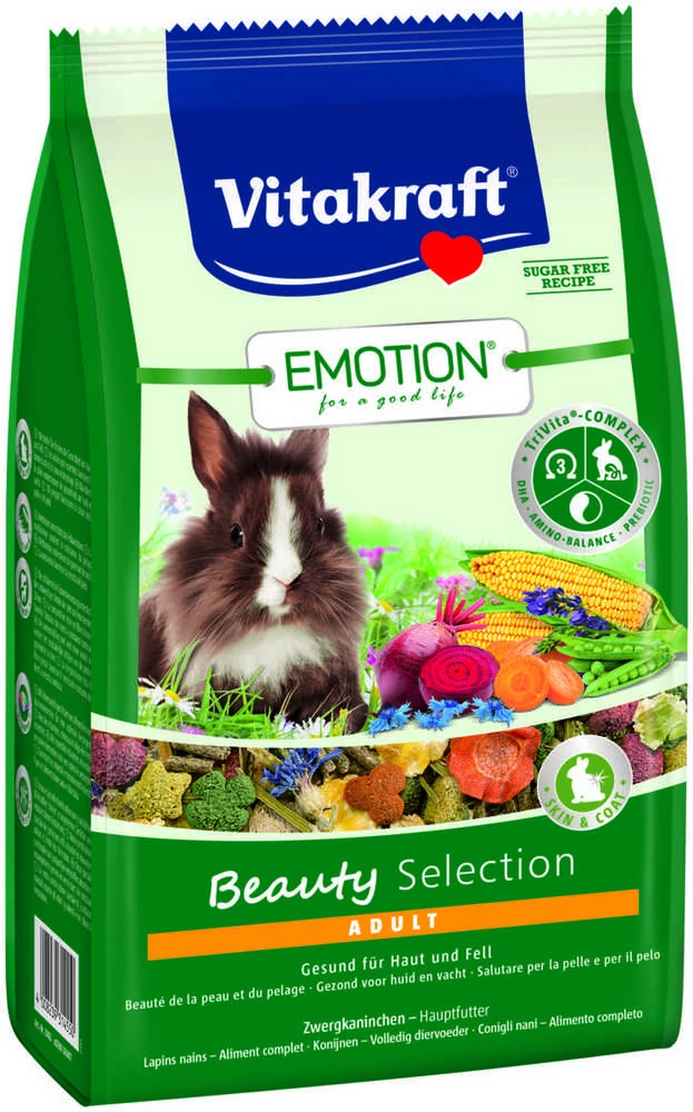 Vitakraft Chovex Sro Emotion Beauty pašaras dekoratyviniams triušiams, 600 g