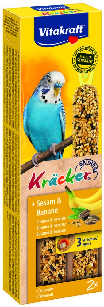 Vitakraft Chovex Sro Kracker sesam 2vnt banguotų papūgų gardėsiai su sezamu