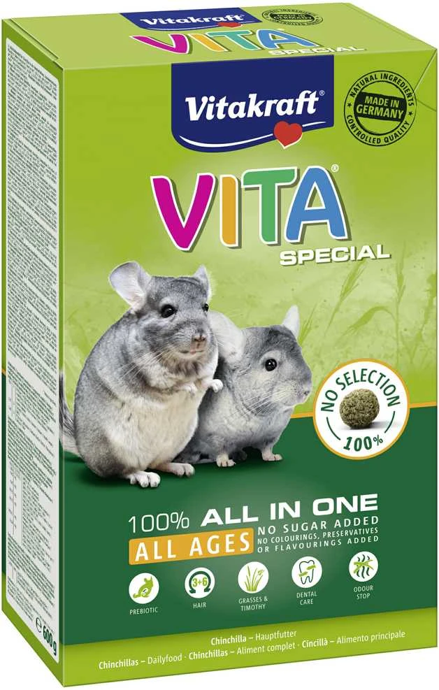 Vitakraft Vita special regular 600g šinšilų suaugusių pašaras