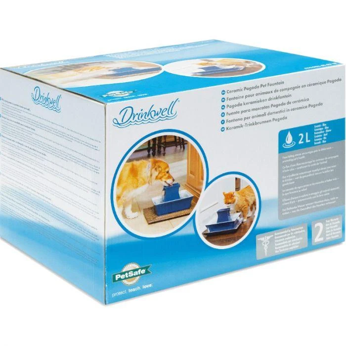PetSafe Drinkwell Pagoda Mėlynas fontanėlis girdykla šunims ir katėms 2L
