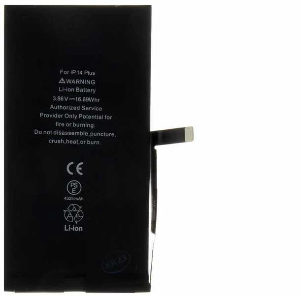 Baterija, skirta iPhone 14 Plus 4325 mAh ličio jonų (masinė)