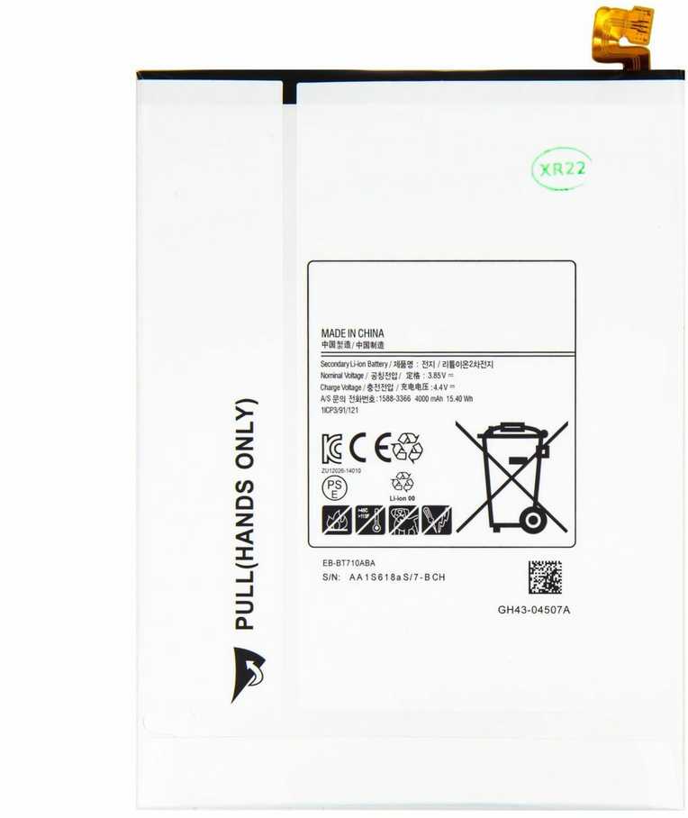 „Samsung EB-BT710ABE Baterija“, skirta Samsung 4000 mAh ličio jonų (OEM)