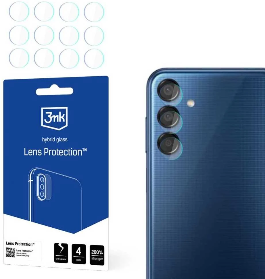 3MK objektyvo apsauga Samsung M15 5G M156 fotoaparato objektyvo apsauga 4vnt