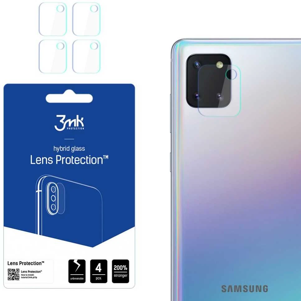 HYBRID GLASS 3MK FLEXIBLE GLASS LENS SAMSUNG GALAXY NOTE 10 LITE FOR CAMERA 4 PCS.