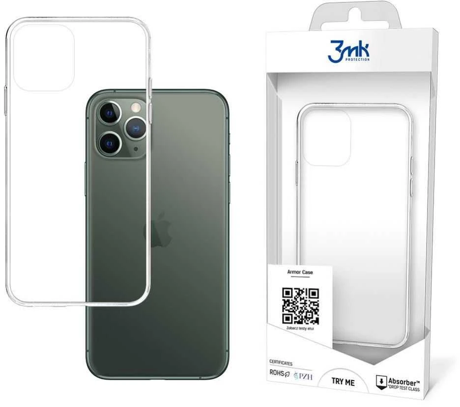 Dėklas 3Mk AS Armor Case iPhone 11 Pro – skaidrus