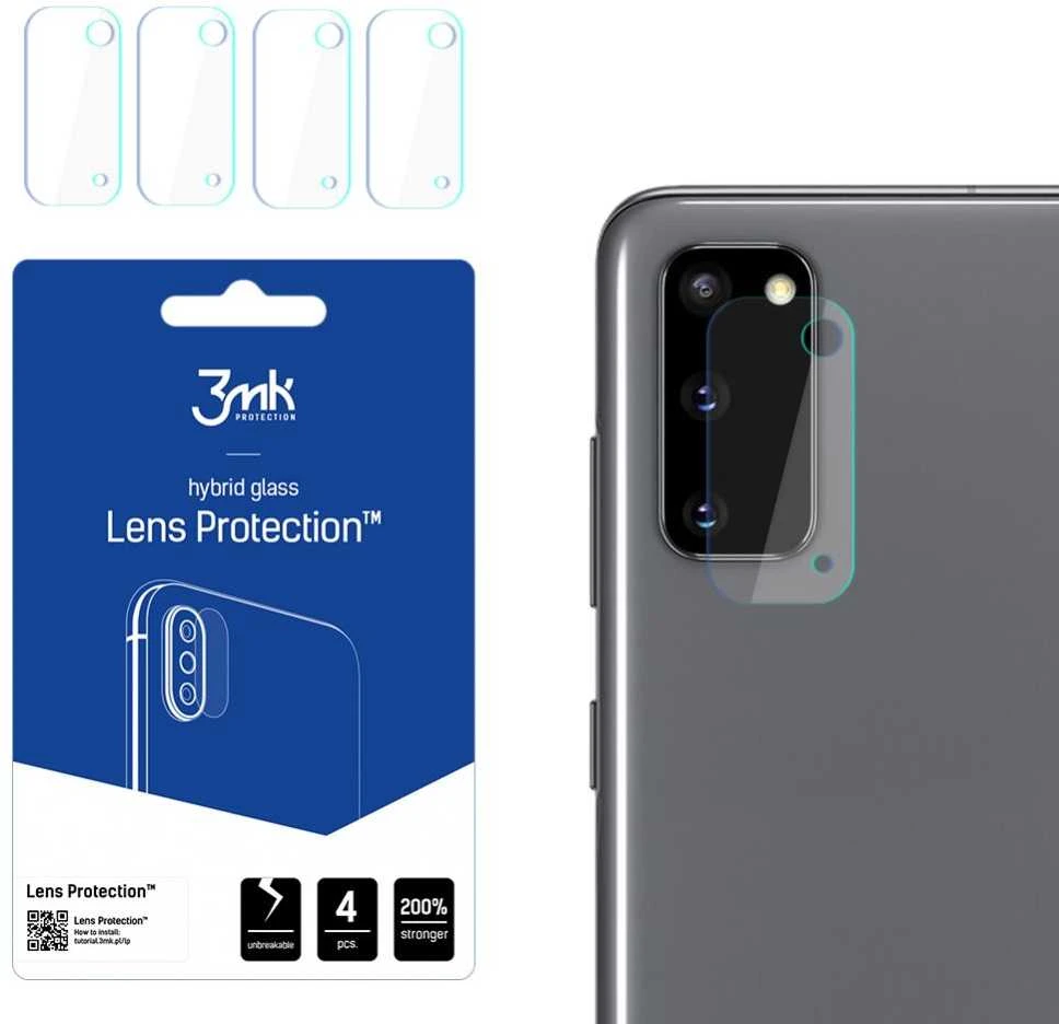 LCD apsauginė plėvelė kamerai 3MK Flexible Glass Lens Samsung G980 S20