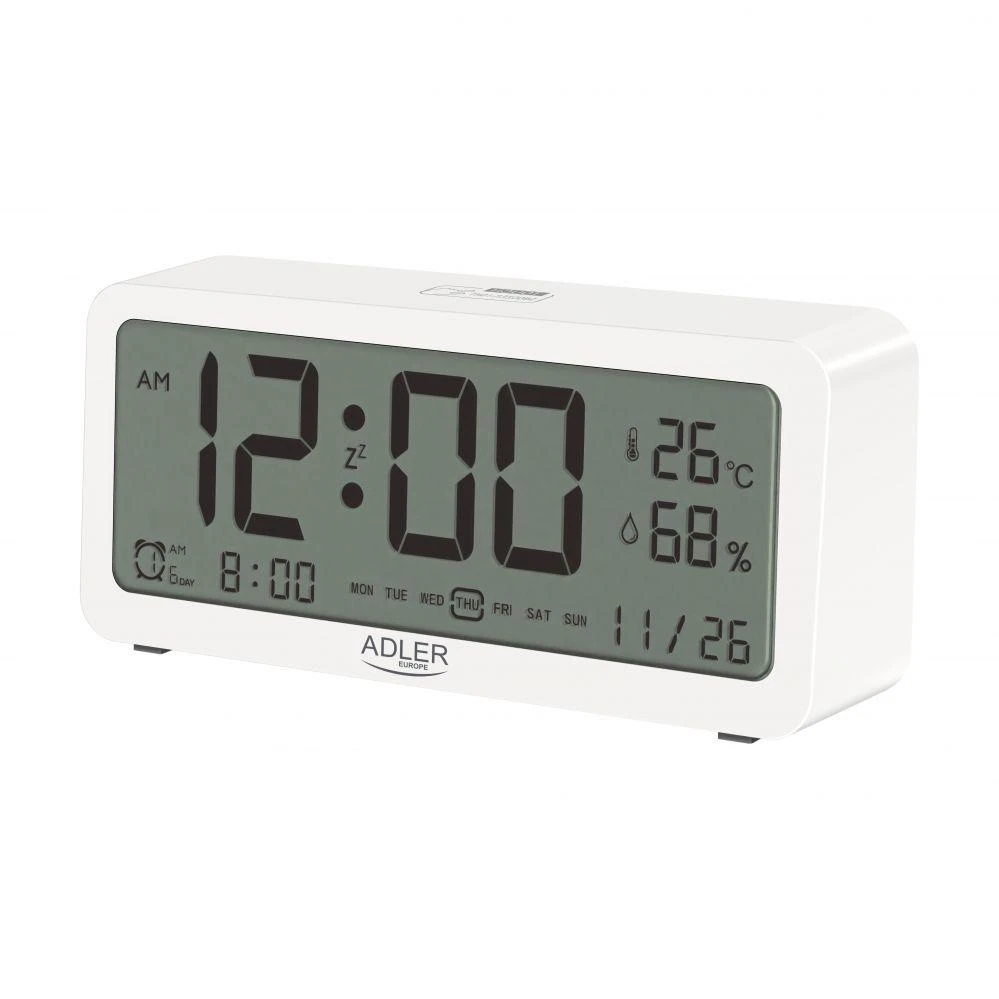 Adler | Žadintuvas | AD 1195w | Signalizacijos funkcija | Baltas