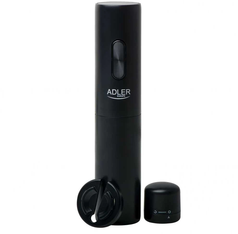 Adler | Elektrinis vyno atidarytuvas - Rinkinys | AD 4509 | Juodas