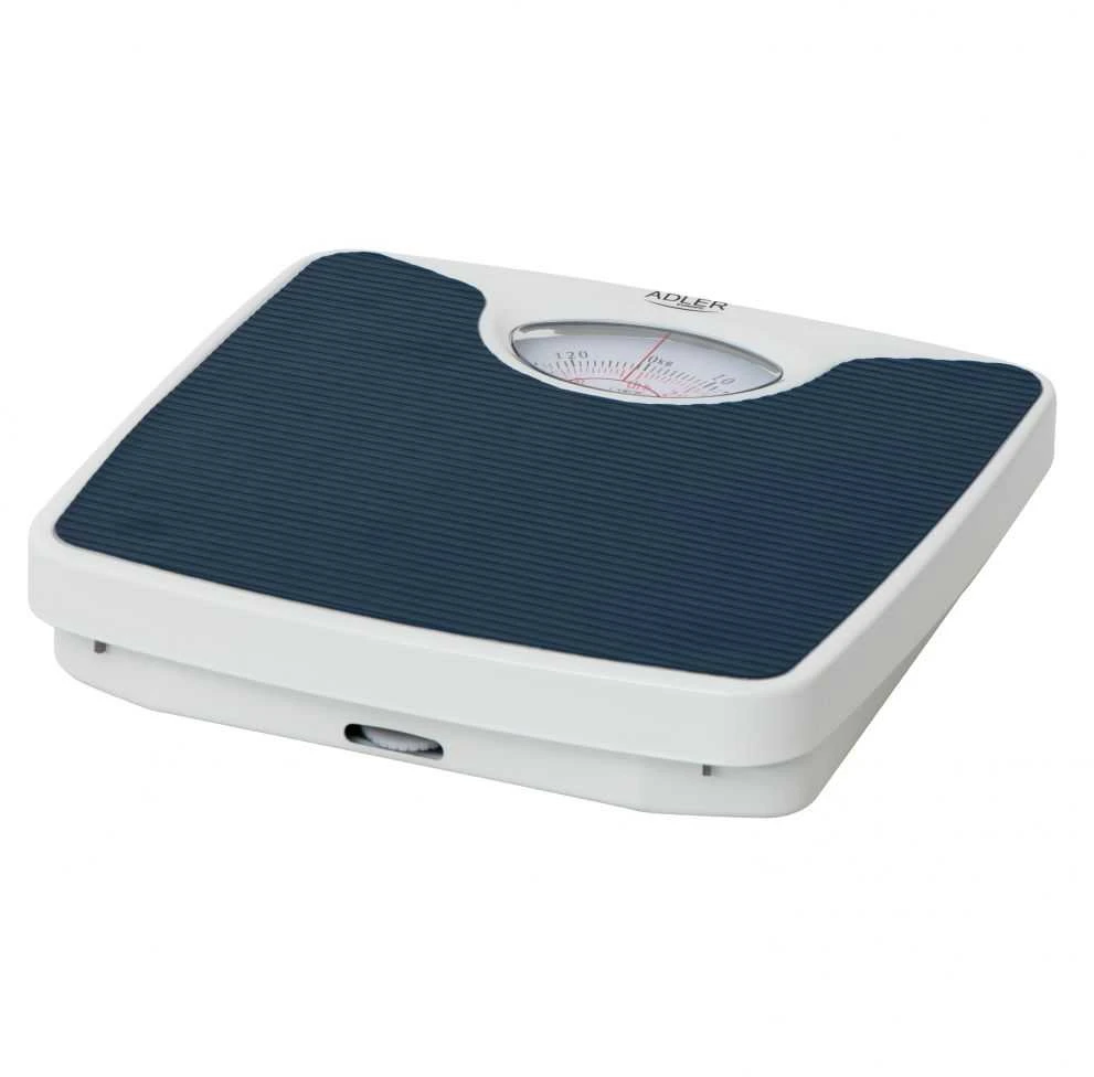 Adler | Mechaninės vonios svarstyklės | AD 8151b | Didžiausias svoris (keliamoji galia) 130 kg | Tikslumas 1000 g | Mėlyna/Baltas
