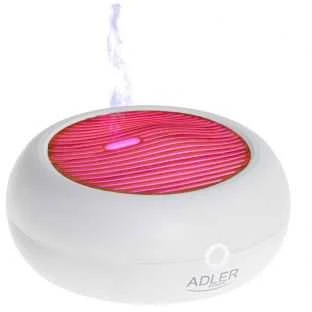Drėkintuvas Adler | USB ultragarsinis aromato difuzorius 3in1 | AD 7969 | Ultragarsinis | Tinka kambariams iki 25 m² | Baltas