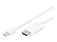 Assmann Electronic ASSMANN DisplayPort Adapteris Cable Mini DP - HDMI Type A St / St 2.0m DP 1.2 HDMI 2.0 4K / 60Hz CE mes